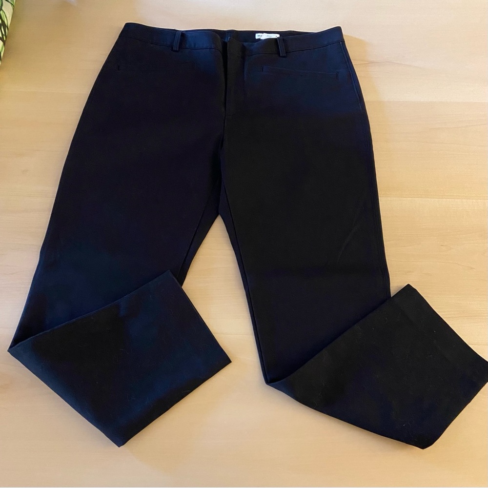 CLUB MONACO deep black dress pants. High quality. Size 10 circa 2010.